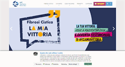 Desktop Screenshot of fibrosicistica.it
